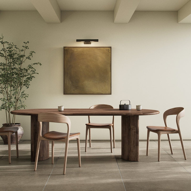Paden Dining Table - Seasoned Brown Acacia
