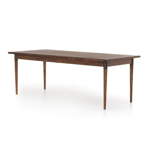 Harper Extension Dining Table - Toasted Walnut Solid