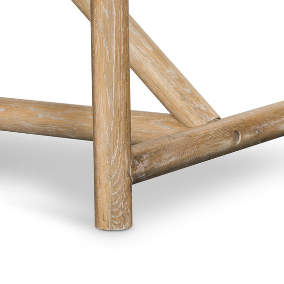 Mika Dining Table - Whitewashed Oak Veneer