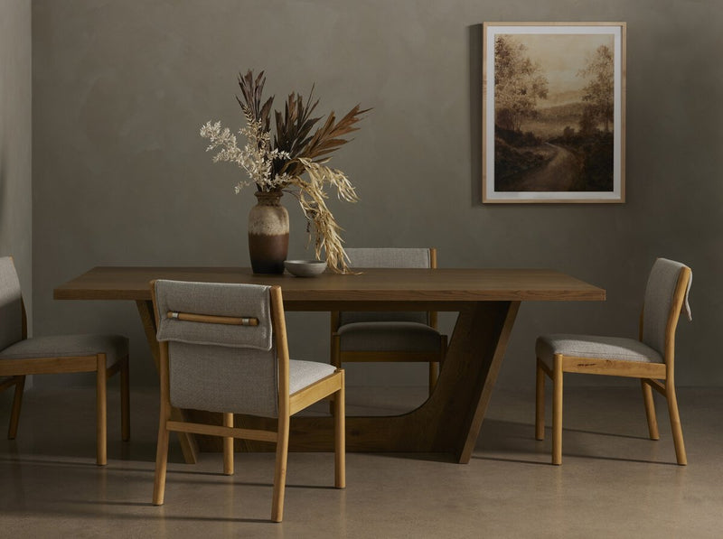 Pryor Dining Table - Smoked Grey