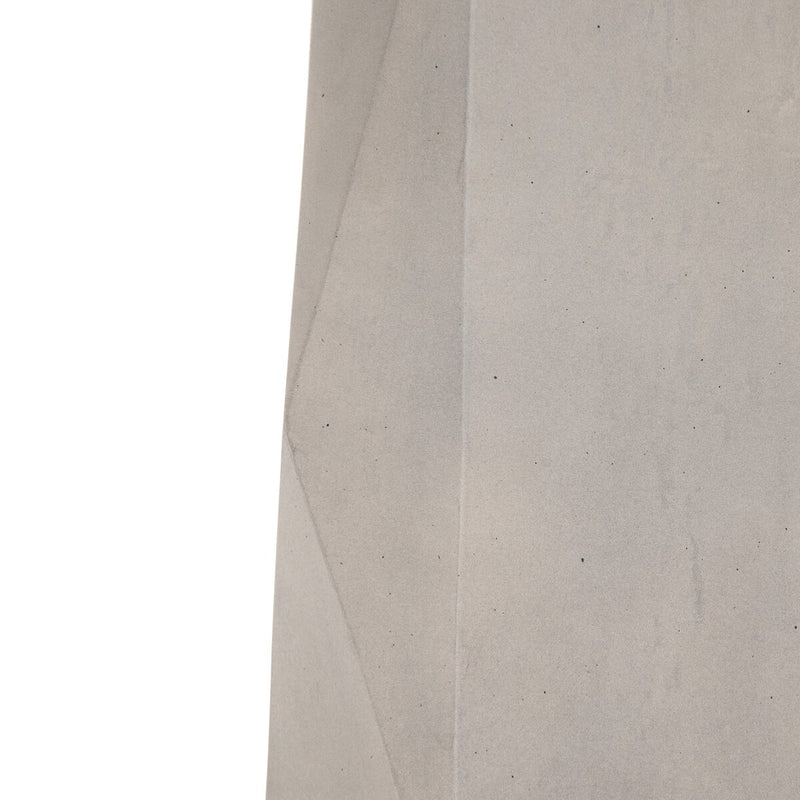 Bowman Outdoor End Table - Grey Concrete