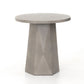 Bowman Outdoor End Table - Grey Concrete