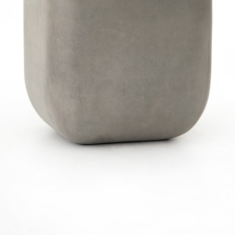 Ivan Square End Table - Grey Concrete