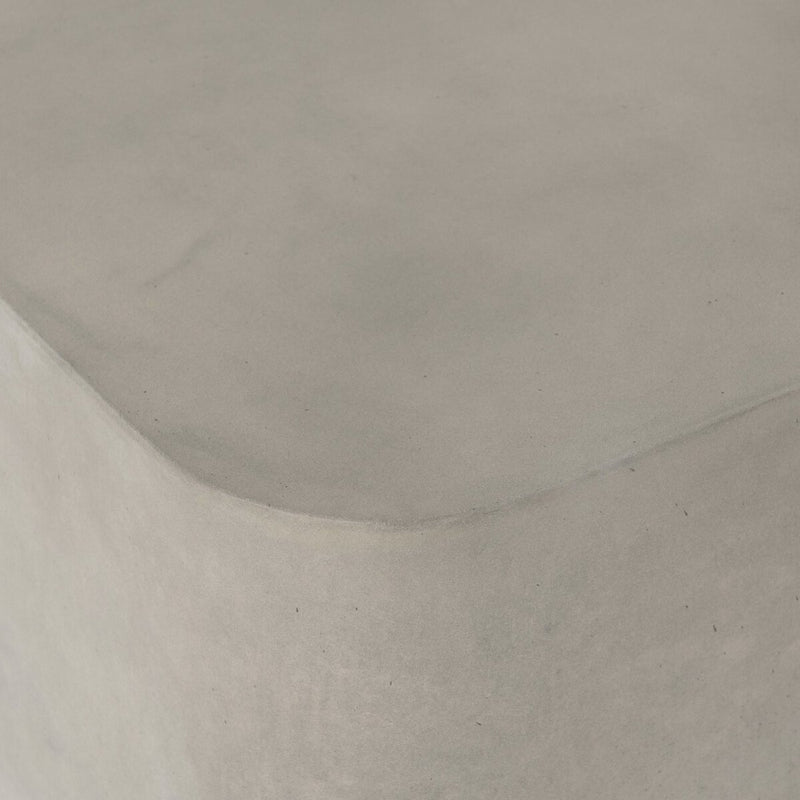 Ivan Square End Table - Grey Concrete