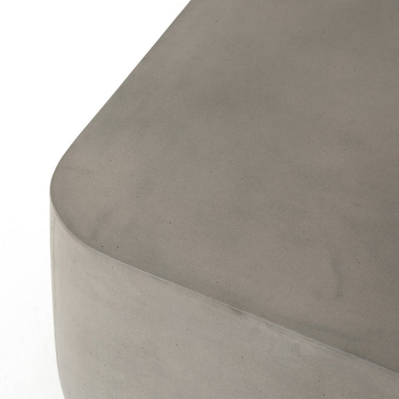 Ivan Square End Table - Grey Concrete