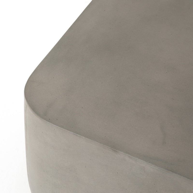 Ivan Square End Table - Grey Concrete