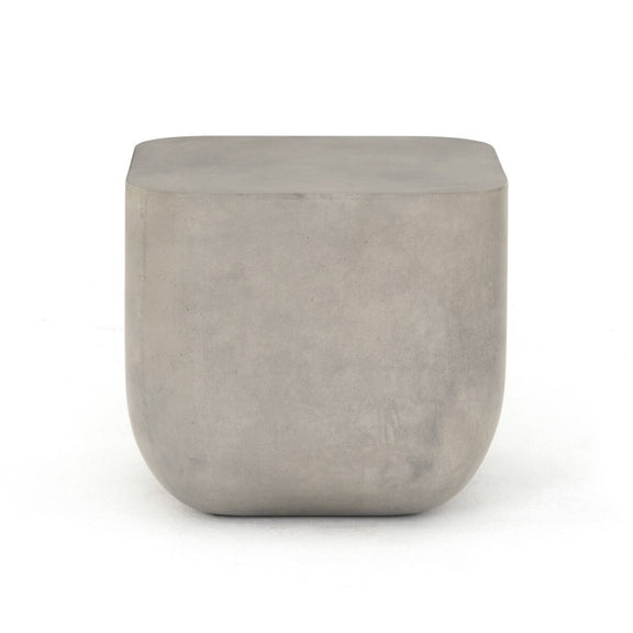 Ivan Square End Table - Grey Concrete
