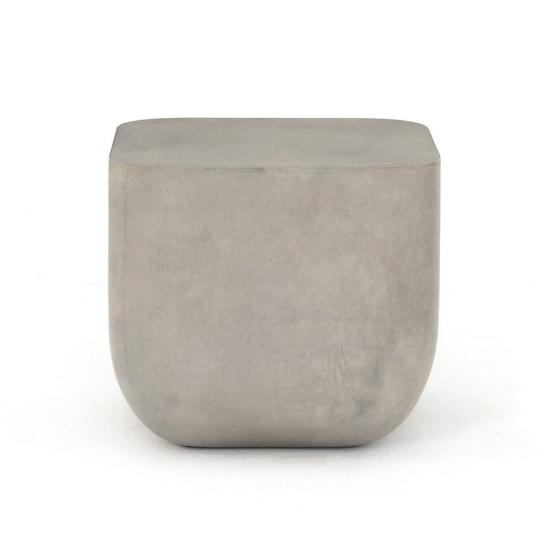Ivan Square End Table - Grey Concrete