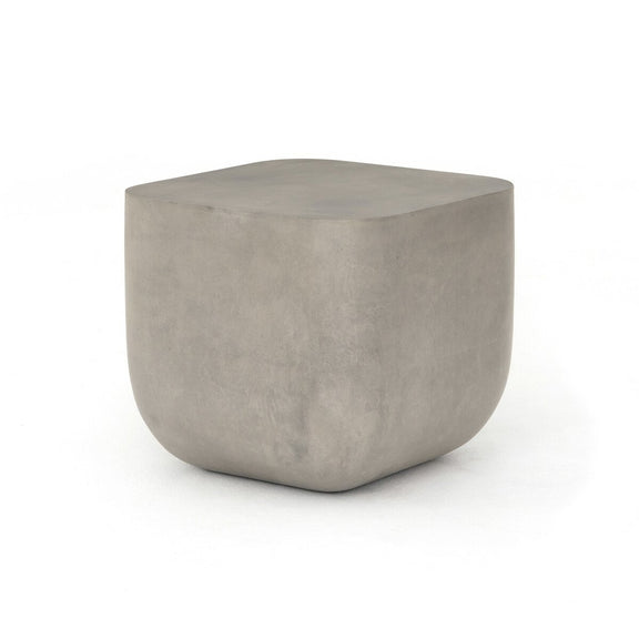 Ivan Square End Table - Grey Concrete