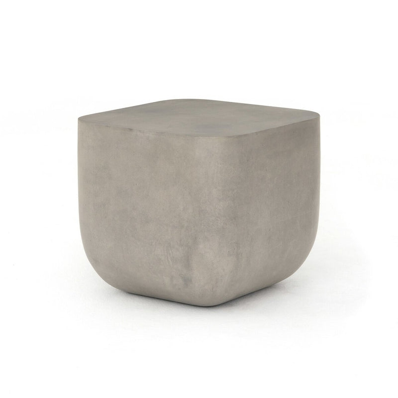 Ivan Square End Table - Grey Concrete