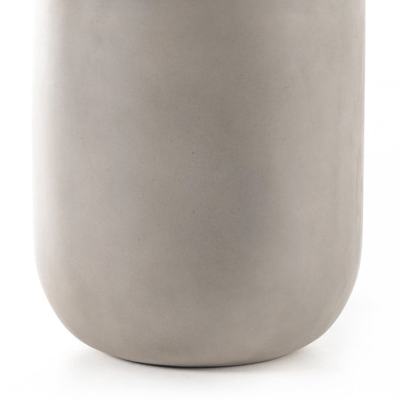 Ivan Round Planter - Grey Concrete