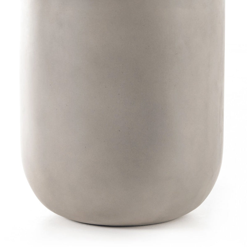 Ivan Round Planter - Grey Concrete