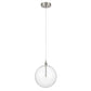 Meridian 1-Light Pendant in Brushed Nickel