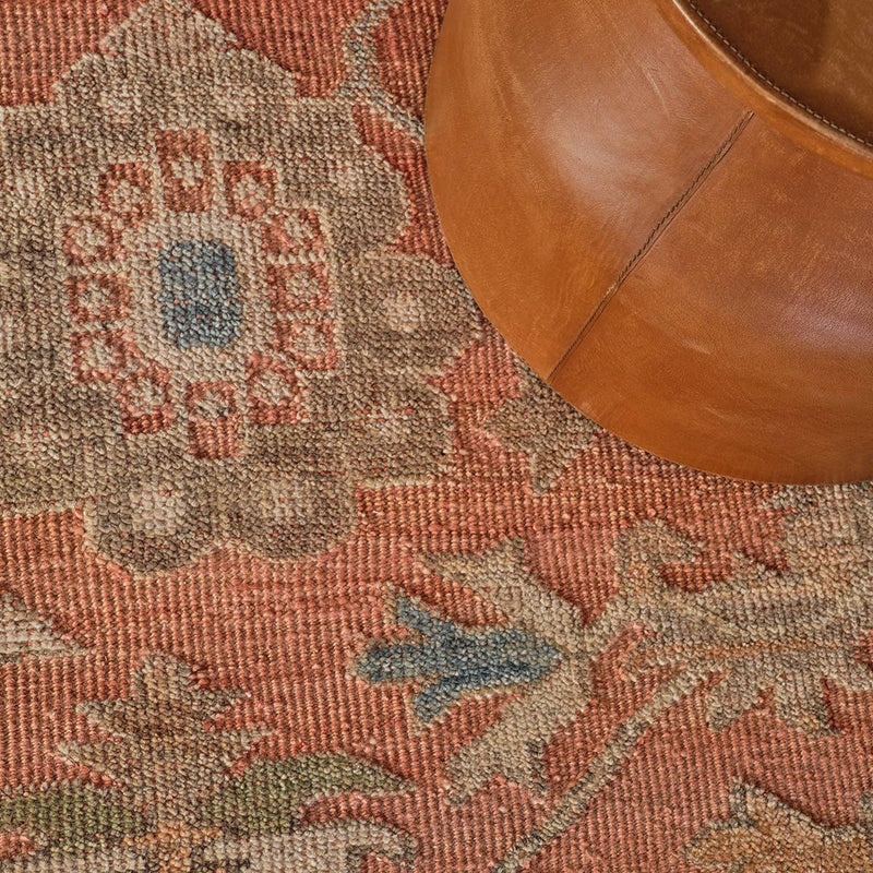 Amber Rug in Copper Coin