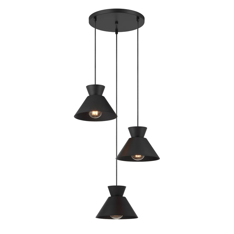 Forma 3-Light Multi-Point Chandelier