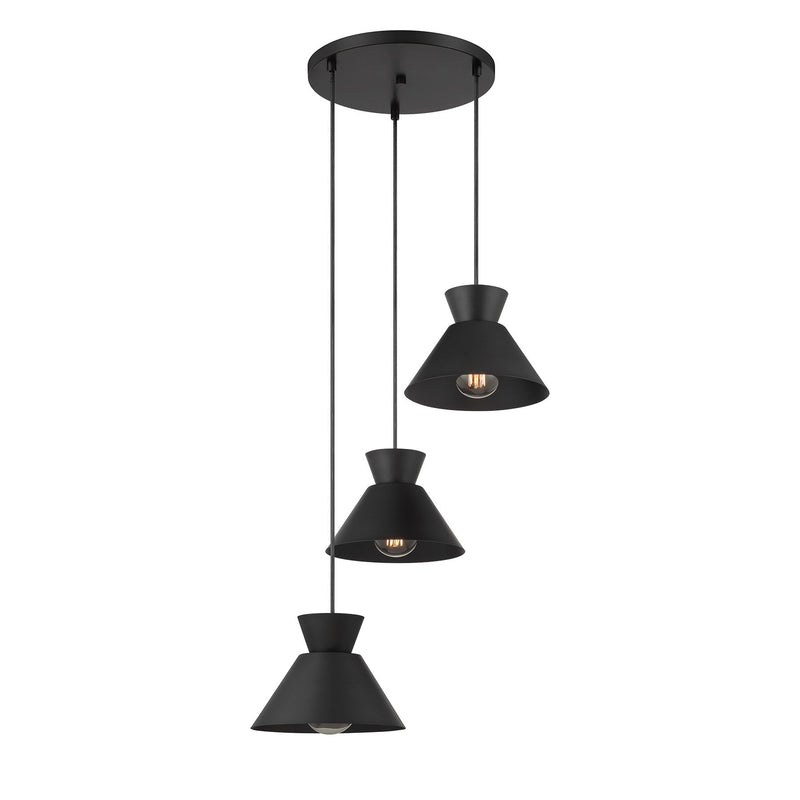 Forma 3-Light Multi-Point Chandelier