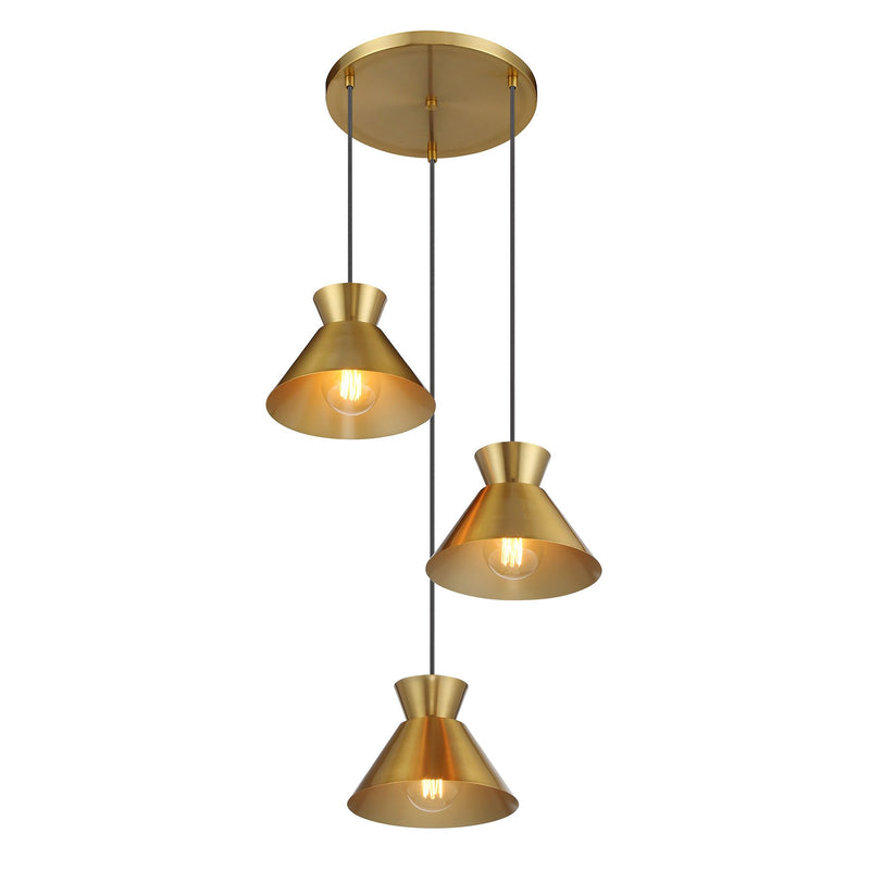 Forma 3-Light Multi-Point Chandelier