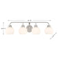 Eden 4-Light Bathroom Vanity Light