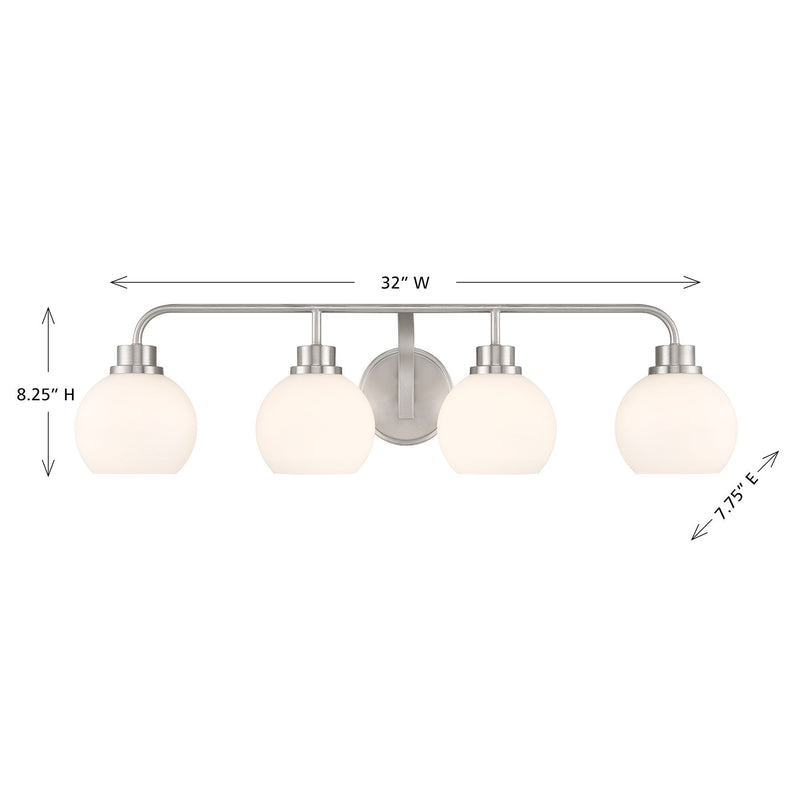Eden 4-Light Bathroom Vanity Light