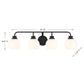Eden 4-Light Bathroom Vanity Light