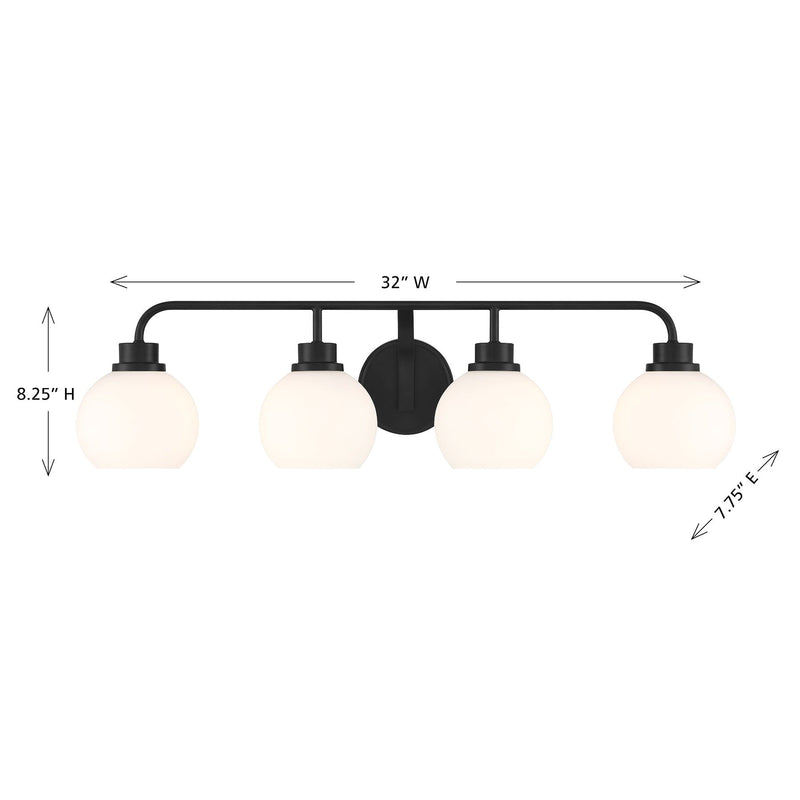 Eden 4-Light Bathroom Vanity Light