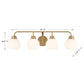 Eden 4-Light Bathroom Vanity Light