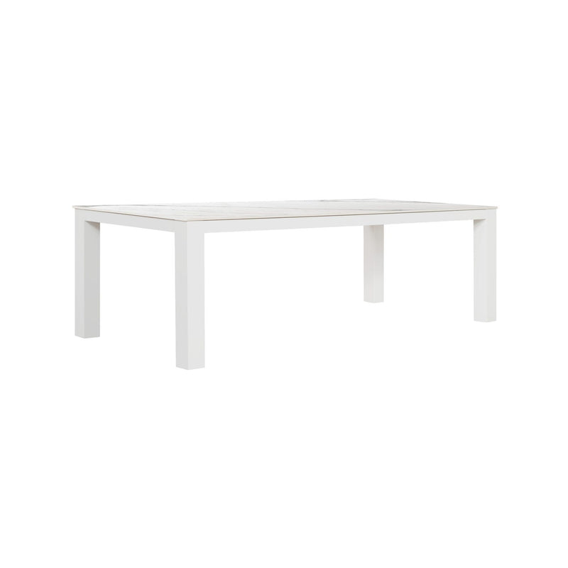 Infinity 94 in. Rectangle Dining Table in Frost